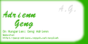 adrienn geng business card